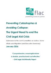 Submission to the Joint Committee on Justice, Home Affairs and Migration on Civil Legal Aid